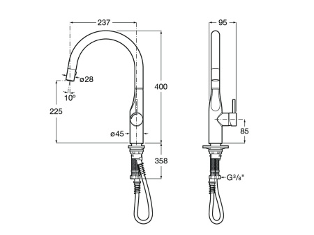 Смеситель для кухни Roca Glera  5A814DC00
