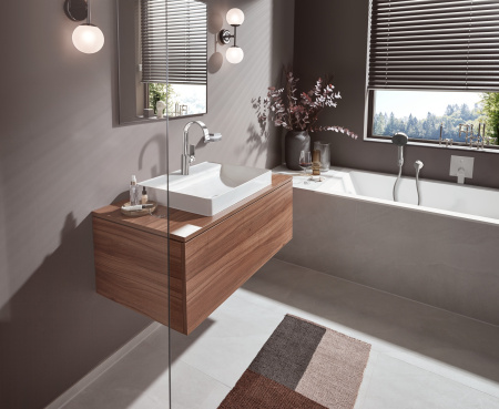 Смеситель для раковины без донного клапана Hansgrohe Vivenis 75032000 хром