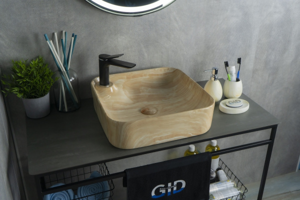 Раковина накладная (43х43) Gid Mnc591