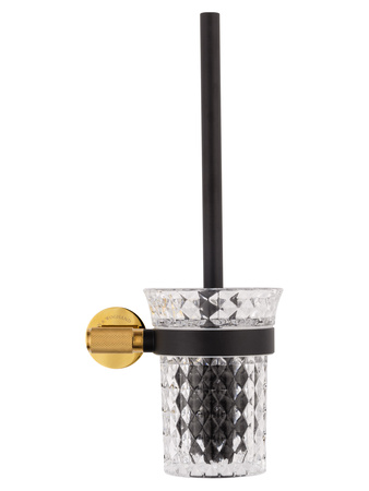 Туалетный ершик в комплекте WONZON & WOGHAND MAJESTIC, черный/золото WW-9229