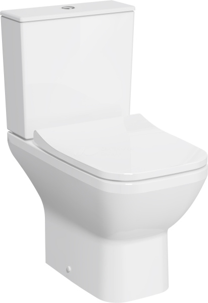 Унитаз-компакт VitrA Integra Square с тонким сиденьем микролифт 9833B003-7205