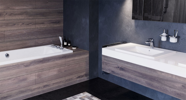 Смеситель на борт ванны Kludi Ameo 414480575