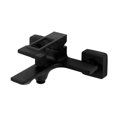 Смеситель для ванны BelBagno LUCE LUC-VASM-NERO черный матовый с душевым гарнитуром