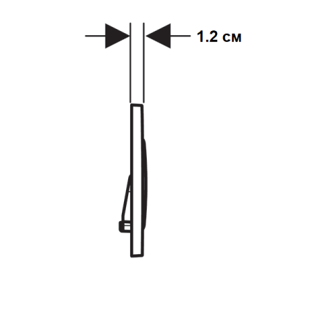 Смывная клавиша Geberit Sigma20 115.882.KL.1