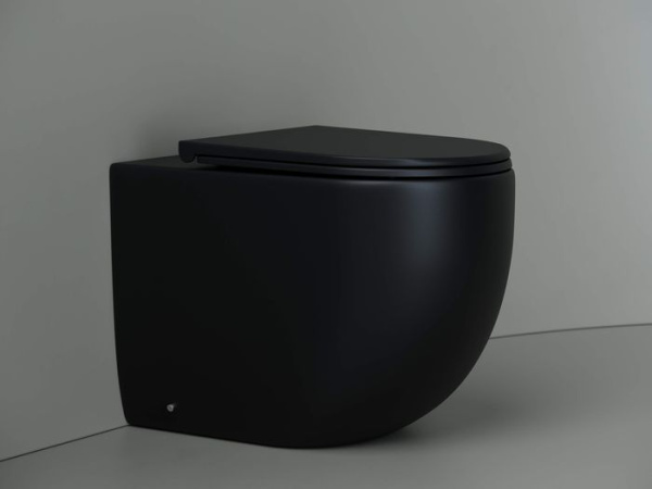 Приставной унитаз безободковый Ceramica Nova Metropol Rimless CN4004MB