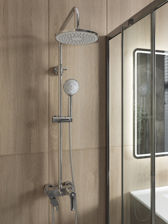 Душевая система Orange Otto M22-911cr смеситель с изливом, хром