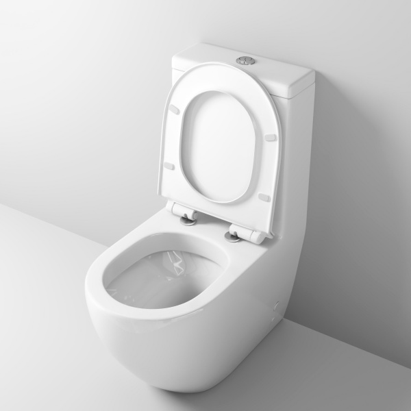 Унитаз напольный безободковый Grossman Style GR-4496S с сиденьем микролифт