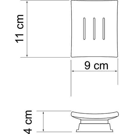 Мыльница WasserKRAFT Amper K-5429N