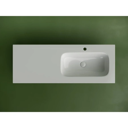 Раковина накладная (121х45,7) Ceramica Nova Grace CN7021