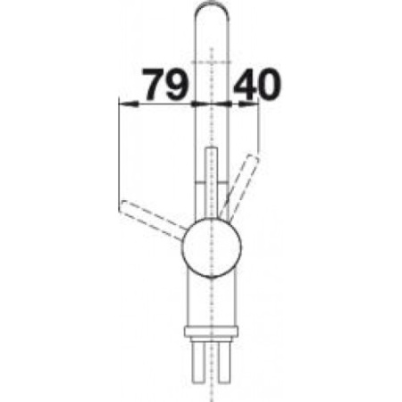 Смеситель для кухни Blanco LINUS-S (хром) 512402