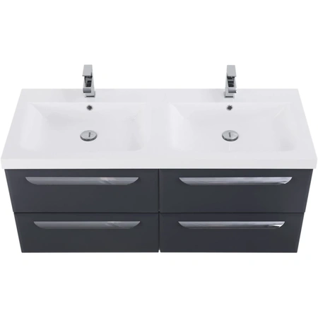 Тумба под раковину Cezares ECO-1200-4C-SO-2-GR-P Grafito без ручек