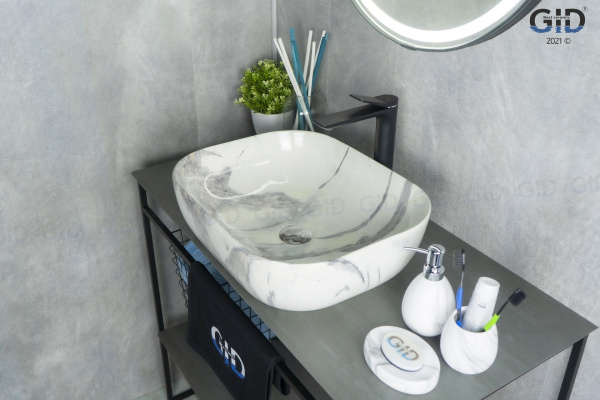 Раковина накладная (50х40) Gid K397G125