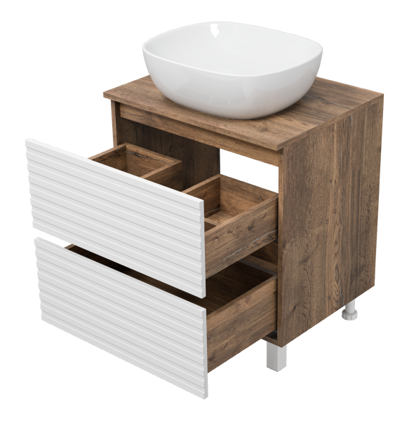Тумба под раковину Brevita Dakota 60 DAK-07060-19/01-2Я