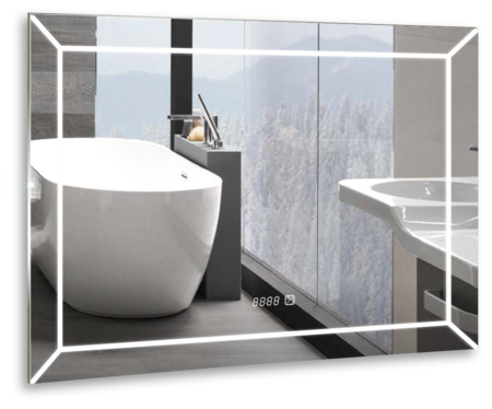 Зеркало (80х60) Silver Mirrors  VOLL ФР-00001399