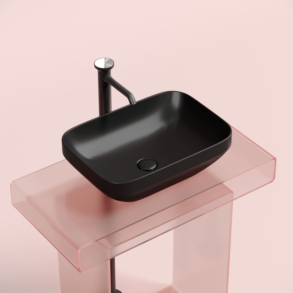 Раковина накладная (50х36) Ceramica Nova ELEMENT CN6055MB