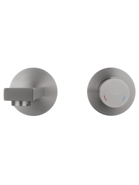 Смеситель для раковины встраиваемый WONZON & WOGHAND, темный графит WW-105-BGG