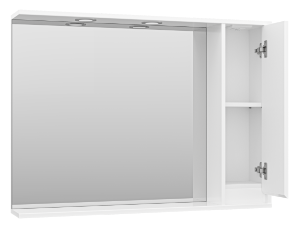 Зеркало-шкаф (98х72) Misty Алиса 100 правый Э-Али04100-01П