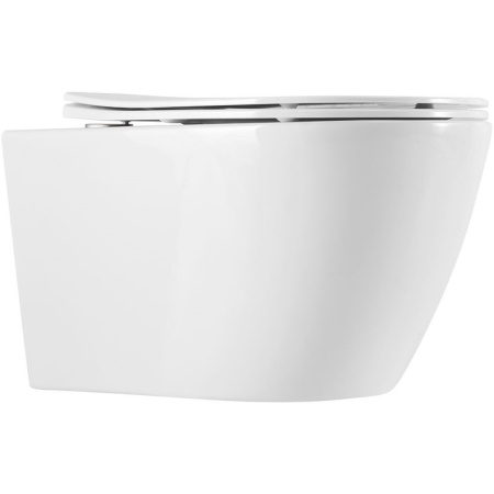 Унитаз подвесной безободковый Art&Max Imola AM213CHR (без сиденья)