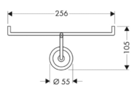 Бумагодержатель Axor Starck 40836000