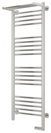 Полотенцесушитель Электрический Cунержа Богема с полкой 2.0 Правый (1200x400) Черный Хром 01-5207-1240