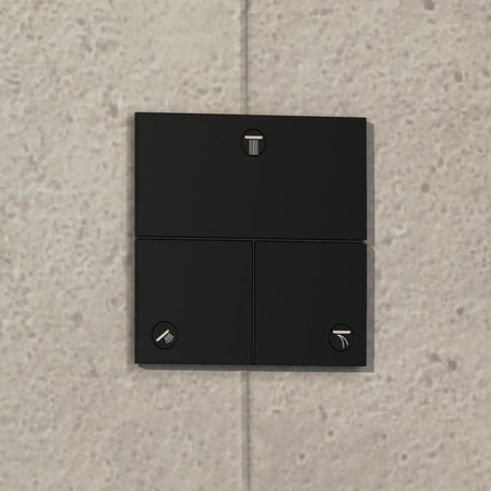 Переключатель потоков на 3 положения Hansgrohe ShowerSelect Comfort Е 15573670 черный матовый
