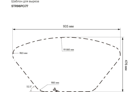 Мойка кухонная из нержавеющей стали IDDIS Strit (STR96PCi77)
