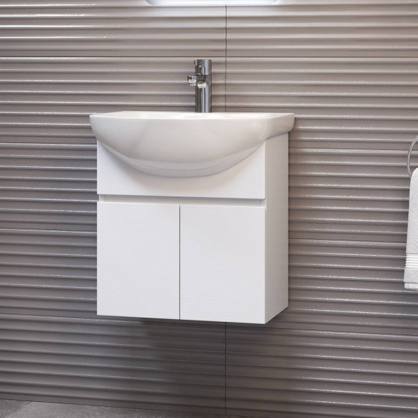 Тумба под раковину подвесная VIGO Wing 50 tp.WIN.BAL.50.2D белый