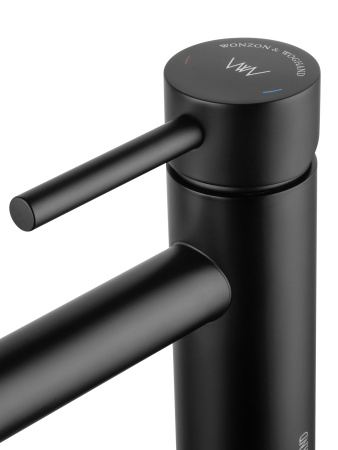Смеситель для раковины WONZON & WOGHAND, черный матовый WW-H9089-MB