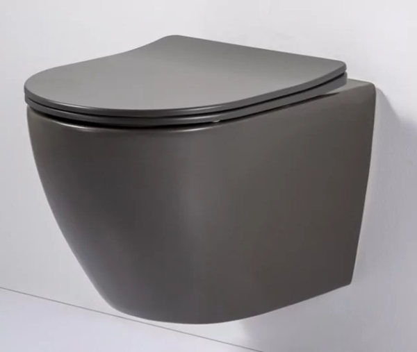 Подвесной унитаз безободковый Gid Tr2122TF-Dgm