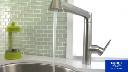 Смеситель однорычажный для мойки, DN 15 Grohe K7 32176 DC0 (32176DC0) суперсталь