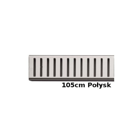 Решетка глянцевая AlcaPlast PURE-1050L