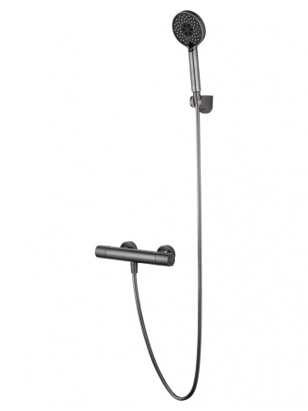 Смеситель для душа с термостатом WONZON & WOGHAND INN 6, темный графит WW-B2029-A-BGG