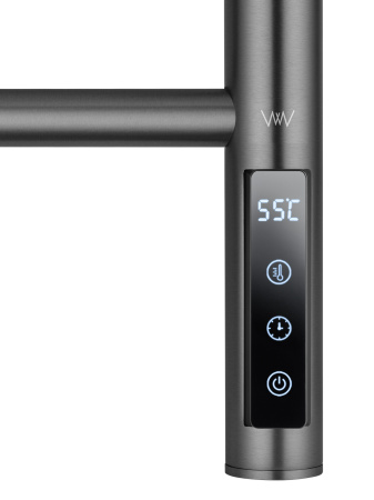 Полотенцесушитель электрический WONZON & WOGHAND BONN, темный графит WW-AL4092-GM