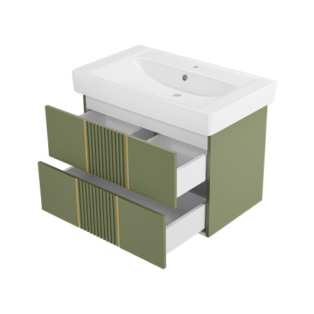 Тумба под раковину 80 см Brevita Vega VEG-09080-0802Я без раковины