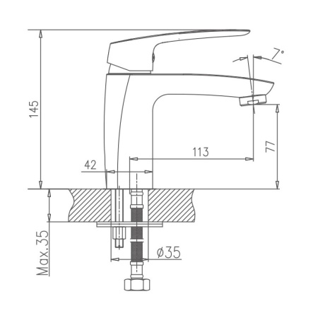 Смеситель для раковины Haiba HB10183