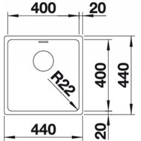 Кухонная мойка Blanco Andano 400-U 522959