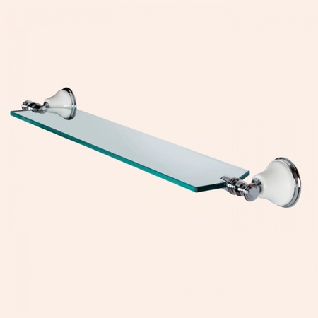 Полка стеклянная Tiffany World TWHA018bi/cr