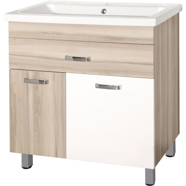 Тумба под раковину напольная Style Line Ориноко 80 ЛС-00000636 бежевый