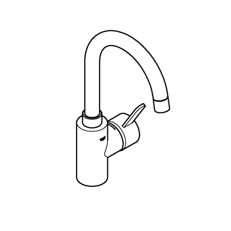 Смеситель однорычажный для раковины GROHE Eurosmart Cosmopolitan 23933 001 (23933001) хром