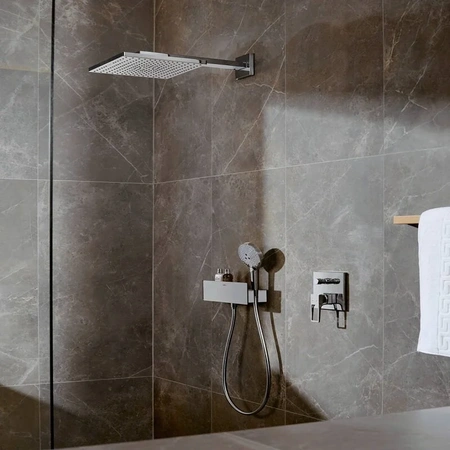 Подключение для душевого шланга с держателем Hansgrohe FixFit Porter 300 26456000 хром