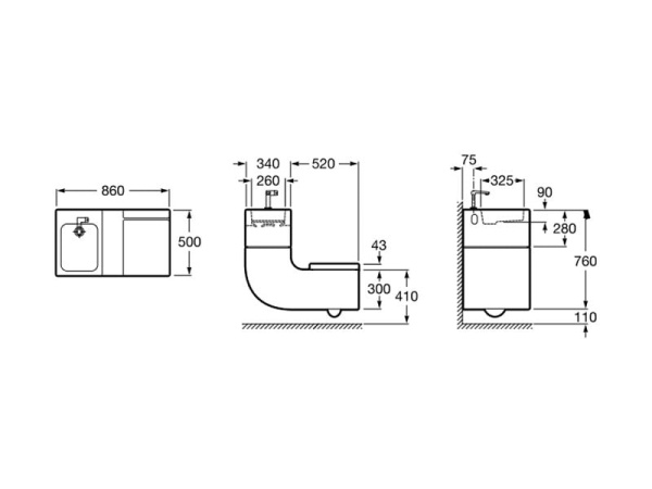 Раковина и унитаз «два в одном» 7.8930.2.000.1