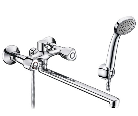 Смеситель для ванны с длинным изливом WasserKRAFT Amper 2902L