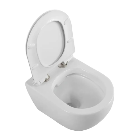 Унитаз подвесной безободковый CEZARES STYLUS CZR-513-TH-R/CZR-076-SC микролифт