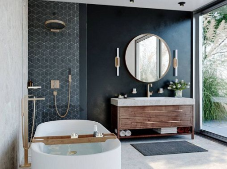 Термостат для душа Hansgrohe Ecostat Square 15714140