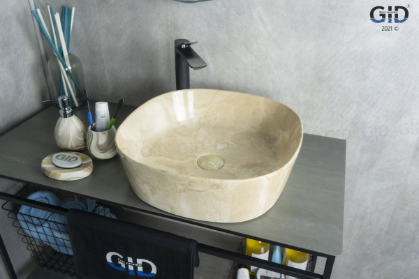 Раковина накладная (44х44) Gid Mnc544