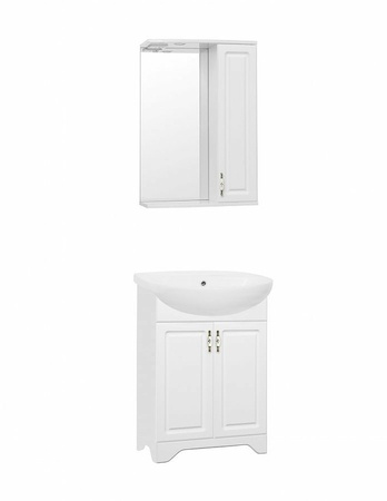 Зеркало-шкаф Style Line Олеандр-2 55 (55x83) ЛС-00000049 белый