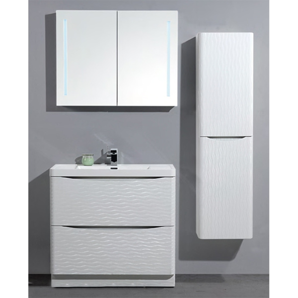 База под раковину напольная BelBagno ANCONA-N-800-2C-PIA-BL Bianco Lucido