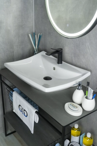 Раковина накладная (60х46) Gid N9111