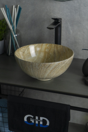 Раковина накладная (32х32) Gid Mnc488