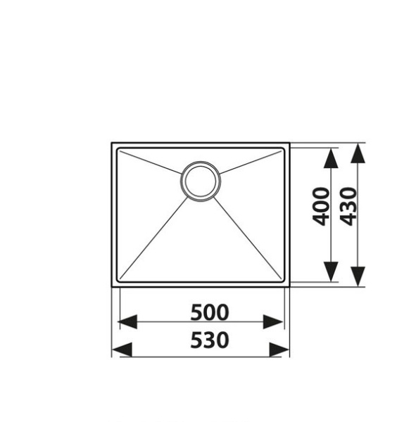 Кухонная мойка KAISER KSM нержавеющая сталь (KSM-5343)